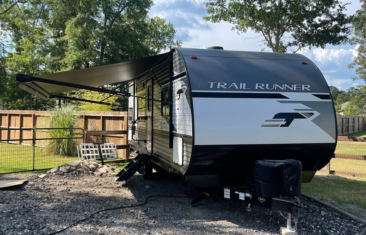 front view of camper