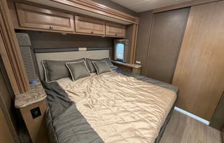 The 2 bathroom RV. No more waiting in line.