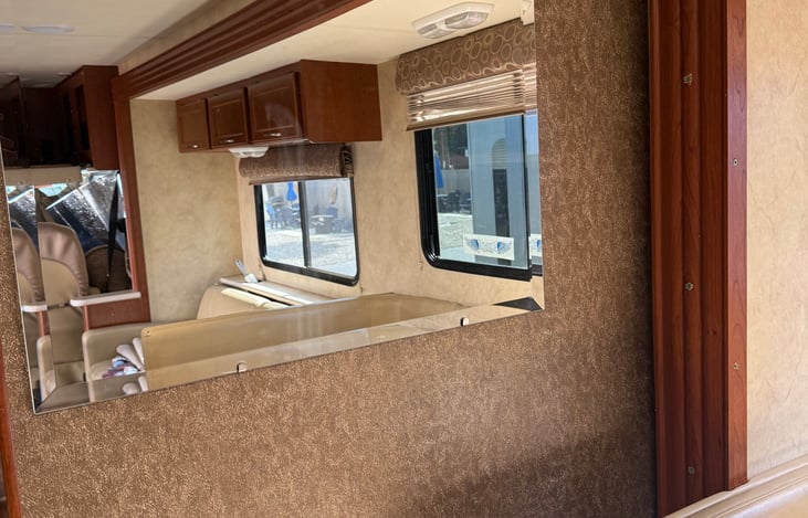 Another mirror totaling three in RV