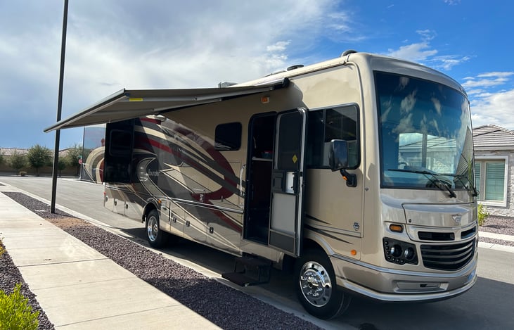 Electric canopy with lighting and wind sensor