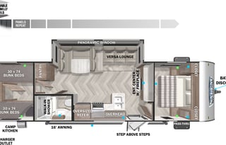 2021 Forest River RV Salem Cruise Lite 282QBXL