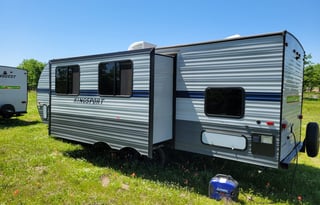 Festival and Pet Friendly Slide out Camper