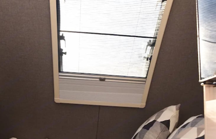 Stargazer window over primary bed
