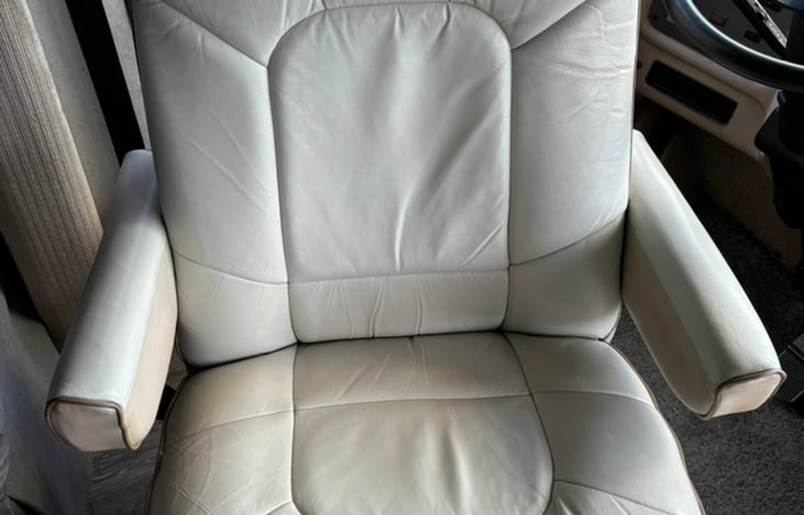 Comfortable leather seats.