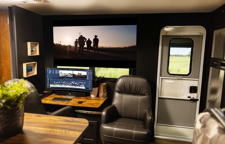 Content-ready workspace — perfect for creators capturing and posting in real time during EDC weekend.