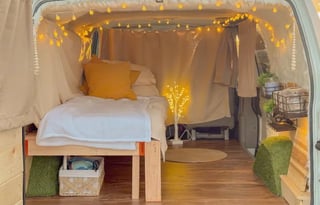 The Timber Den — Cozy Cabin Camper with Solar
