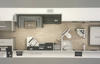 DELIVERY ONLY! 3-BUNK BEDROOM!Family Friendly!