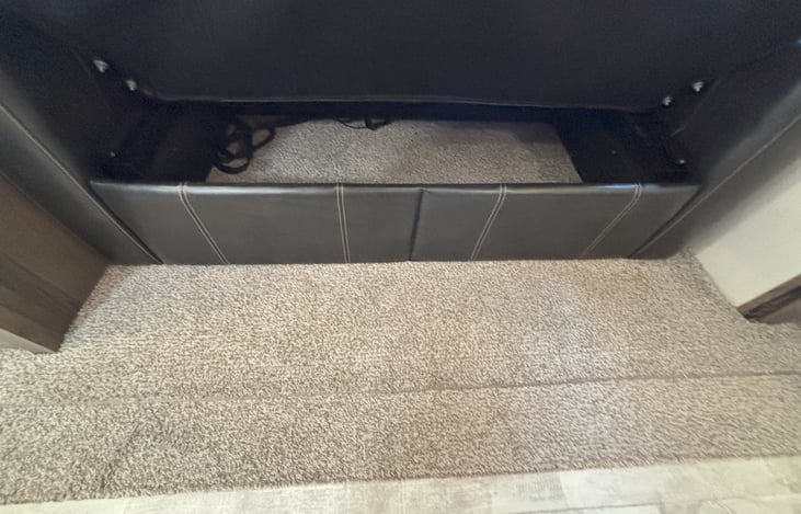 Storage under Sofa and Dinette
