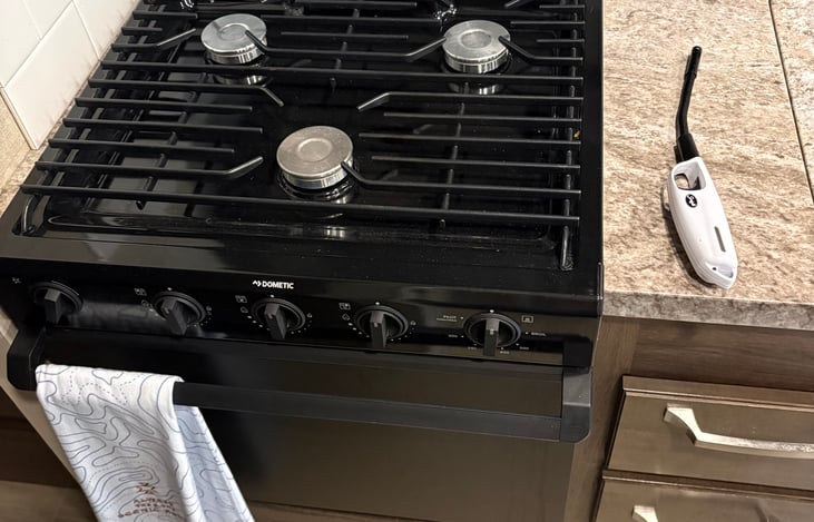 Propane stove and oven