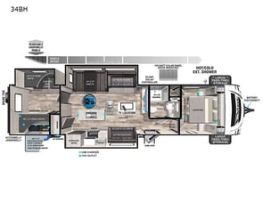 Forest River RV Vibe 34BH