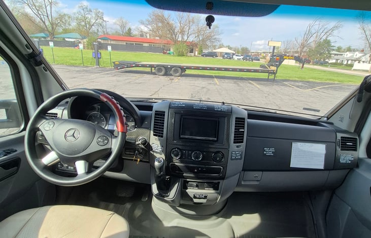 The Maru cab has large windows letting all kinds of light in......be sure to turn on the cabin ac while traveling because the cab ac will be insufficient to cool the whole rv. No generator needed.