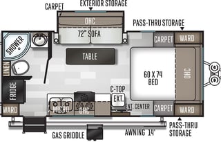 2020 Forest River RV Rockwood Mini Lite 2109S