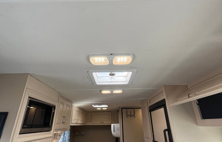 Extra skylight making the cabin brighter