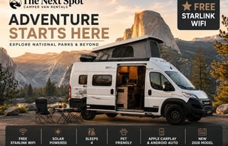 FREE Starlink • 2026 Solis • Sleeps 4 • Solar Van