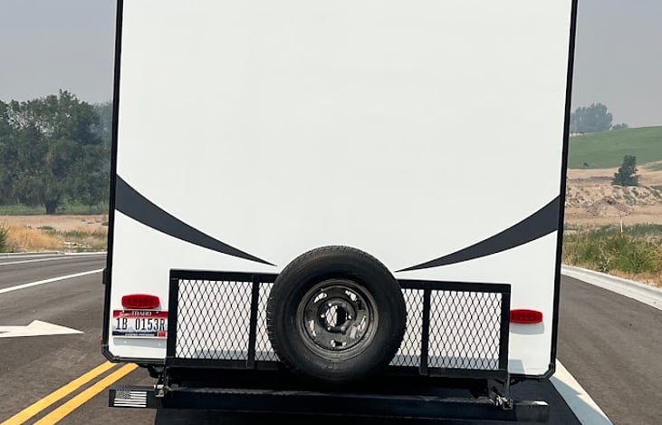 Rear fold down Cargo carrier rack