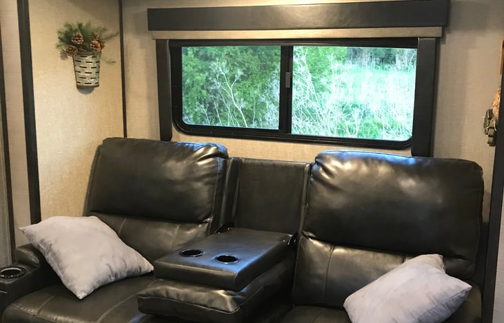 Theater seating complete with heat, massage and recliners (full hookup or generator needed)