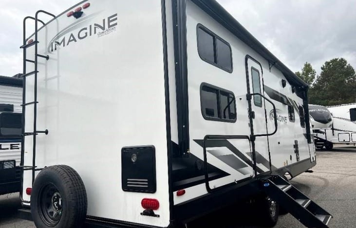 Exterior with Retractable 21' Awning