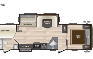 2019 Keystone RV Hideout 28BHSWE