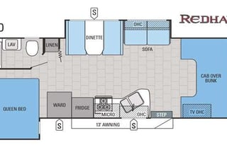The Redhawk Retreat fully stocked home on wheels