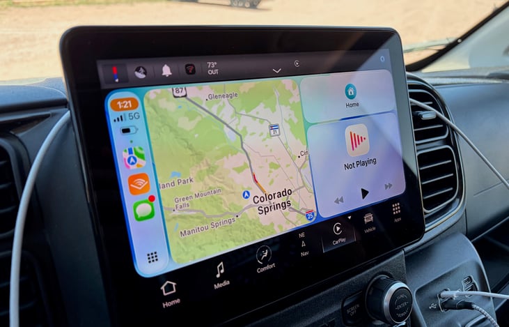 Wireless Car Play and Android Auto make navigating to your destination a breeze.