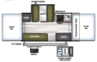 Like new Popup camper with A/C