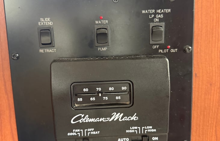 Thermostat options to keep your RV  trip cool in the heat and heated in the cold weather conditions