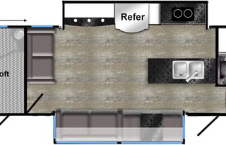 2022 RV Factory Luxe Toy Hauler with Tow Vehicle
