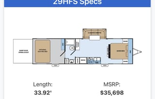 2016 Forest River RV XLR Hyper Lite Toy Hauler