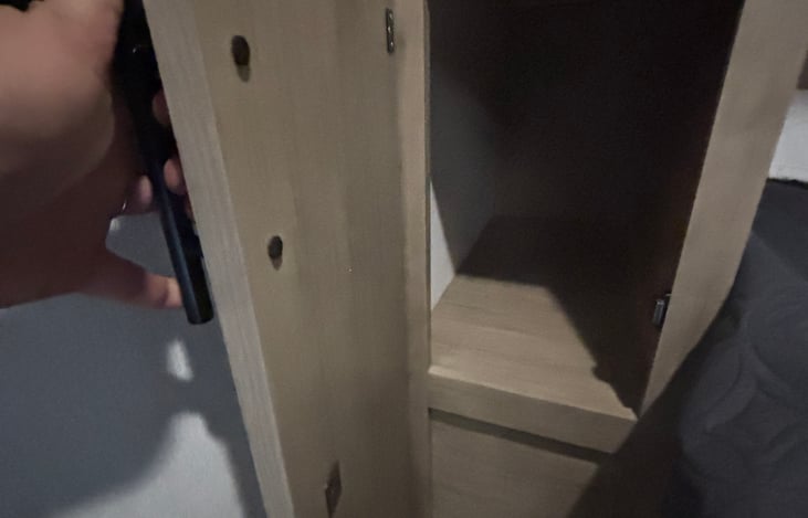 lower closet storage