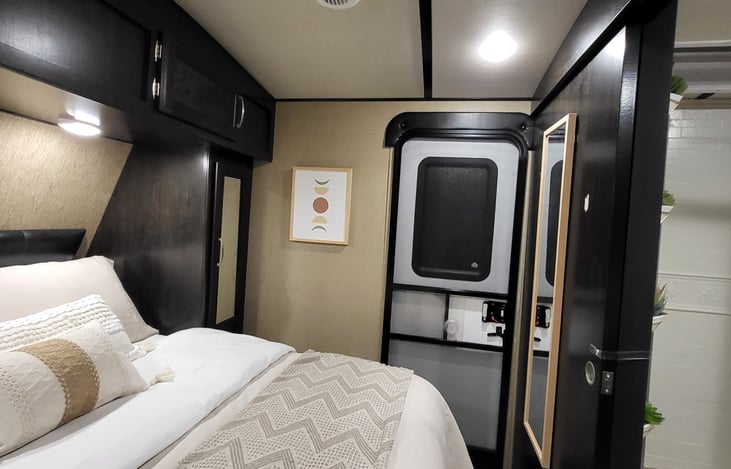 Front Bedroom with a queen size bed