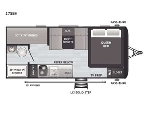 Keystone RV Hideout Single Axle 175BH