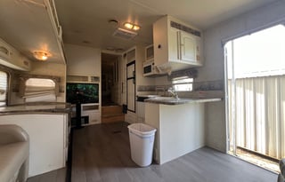 RV right off of I-10 with 6 Acre Pond