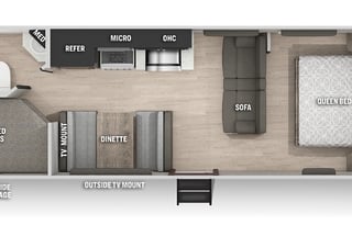 2022 Forest River RV Cherokee Grey Wolf 26DJSE