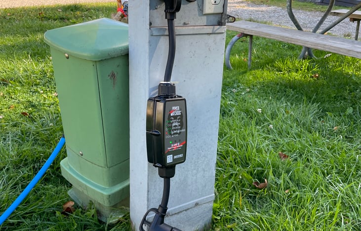 30AMP power; surge protector included with utility supplies