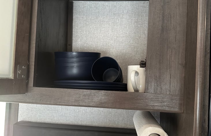 Fully stocked kitchen