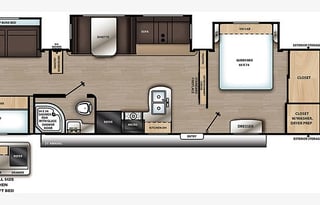 2022 Forest River 34 BHTS Travel Trailer