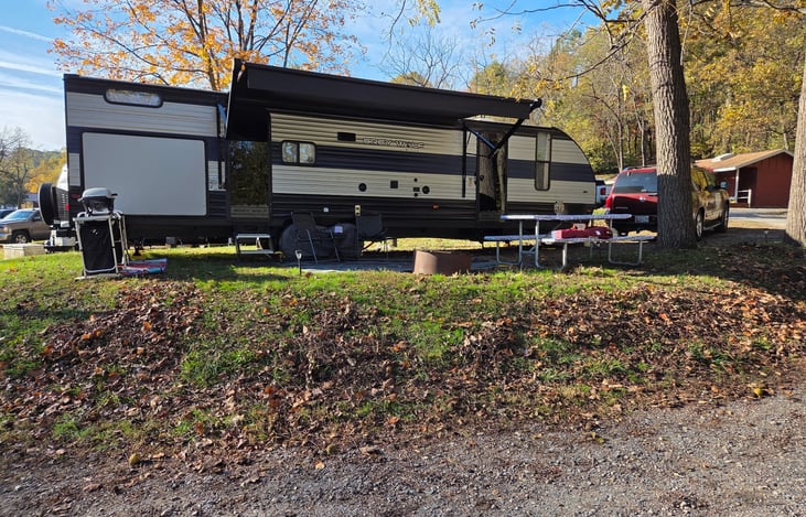 Parked on a site at Thousand Trails Hershy PA