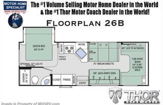 2022 Thor Motor Coach Four Winds 26B