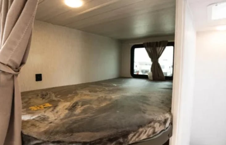 Top bunk of the bunk bed