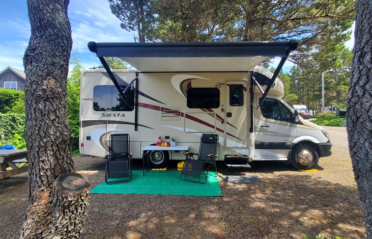 Camped on the Oregon Coast at Cannon Beach RV