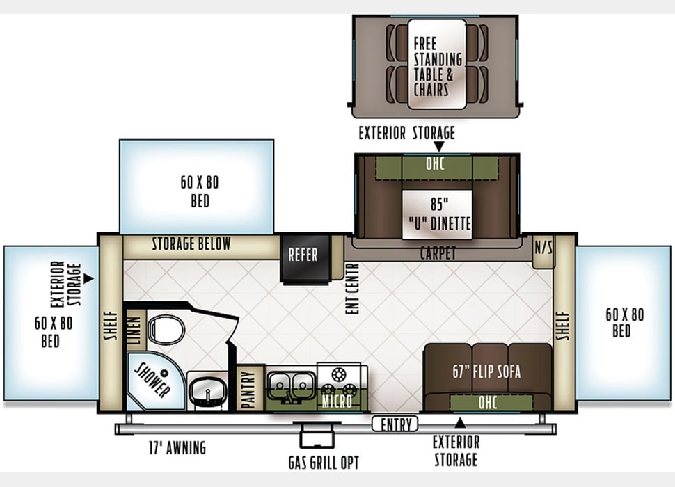 Pop-up Camper rentals in Springdale