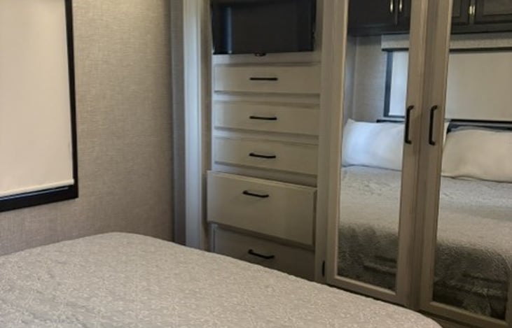 Private Master Bedroom with TV