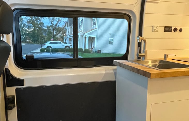 All windows can be covered with the magnetic insulated covers