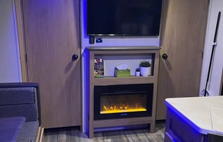 Cherokee Alpha Wolf - Making S'more Memories.