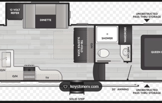 "Roosevelt" 2024 Keystone RV Cougar Sport 2700BH