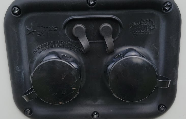 Cable and City Water Connection