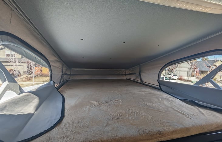 This is the loft for additional sleeping!