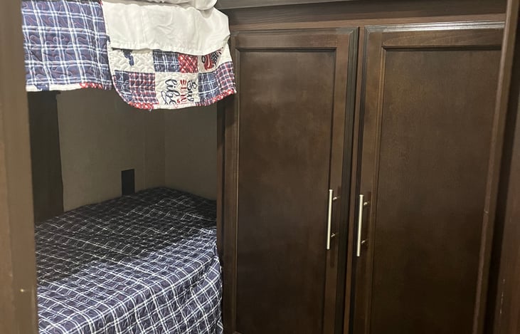 storage closet in bunkhouse