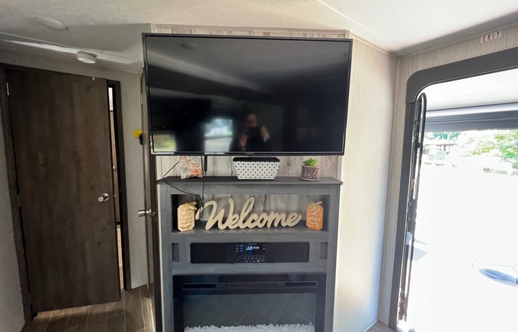 Fireplace and TV Center
