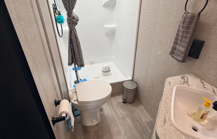 Bathroom with shower